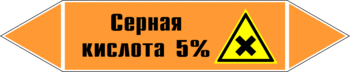 Маркировка трубопровода "серная кислота 5%" (k23, пленка, 716х148 мм)" - Маркировка трубопроводов - Маркировки трубопроводов "КИСЛОТА" - . Магазин Znakstend.ru